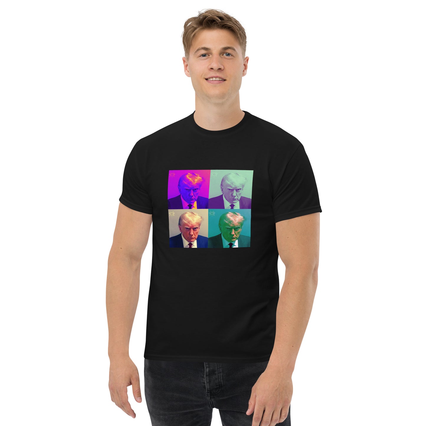 Pop-Art Style Donald Trump Mugshot T-Shirt