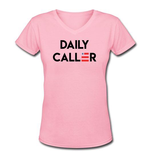 Women's Premium V-Neck T-Shirt - pink