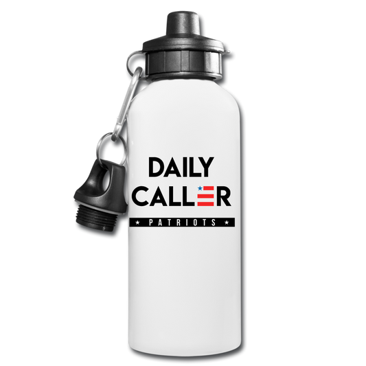 Daily Caller Patriots Water Bottle - white