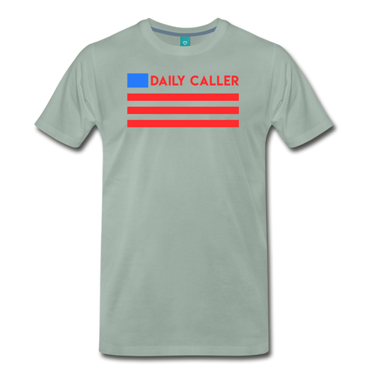 Men's Daily Caller Premium T-Shirt - steel green
